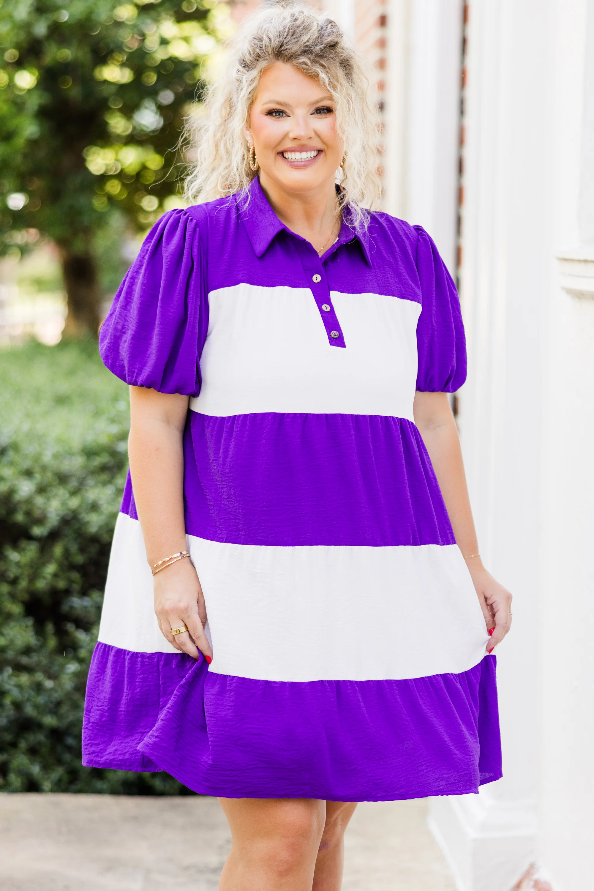 We Are The Champions Dress, Purple - Giverhouse