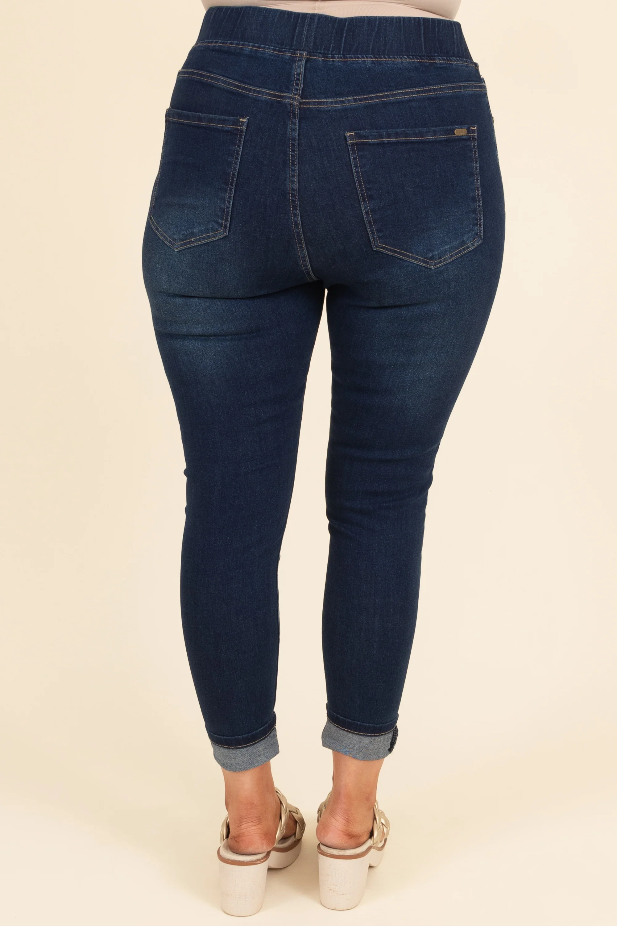 These Are My People Jeggings, Dark Wash - Giverhouse