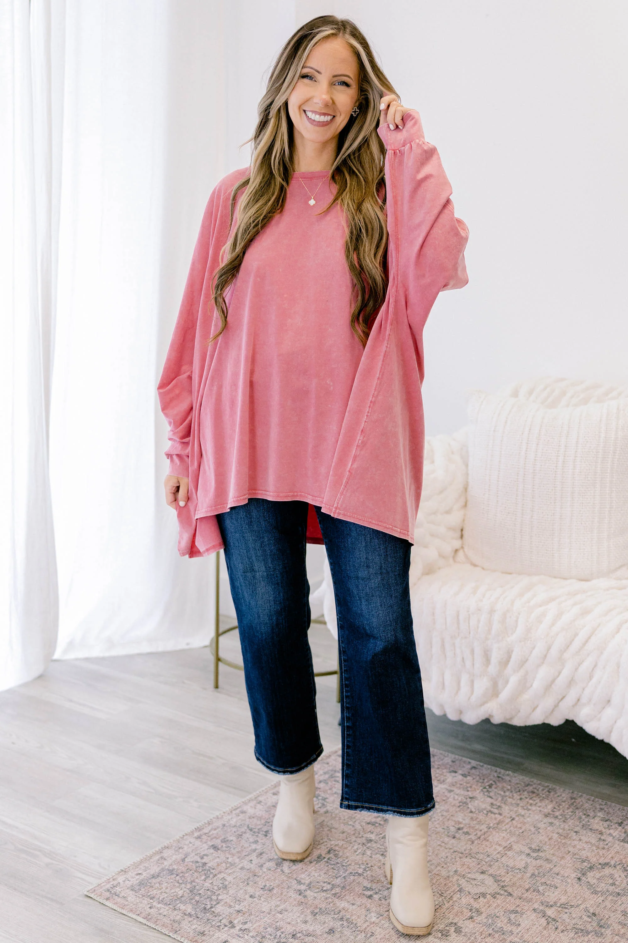 All So Nice Tunic, Pink - Giverhouse