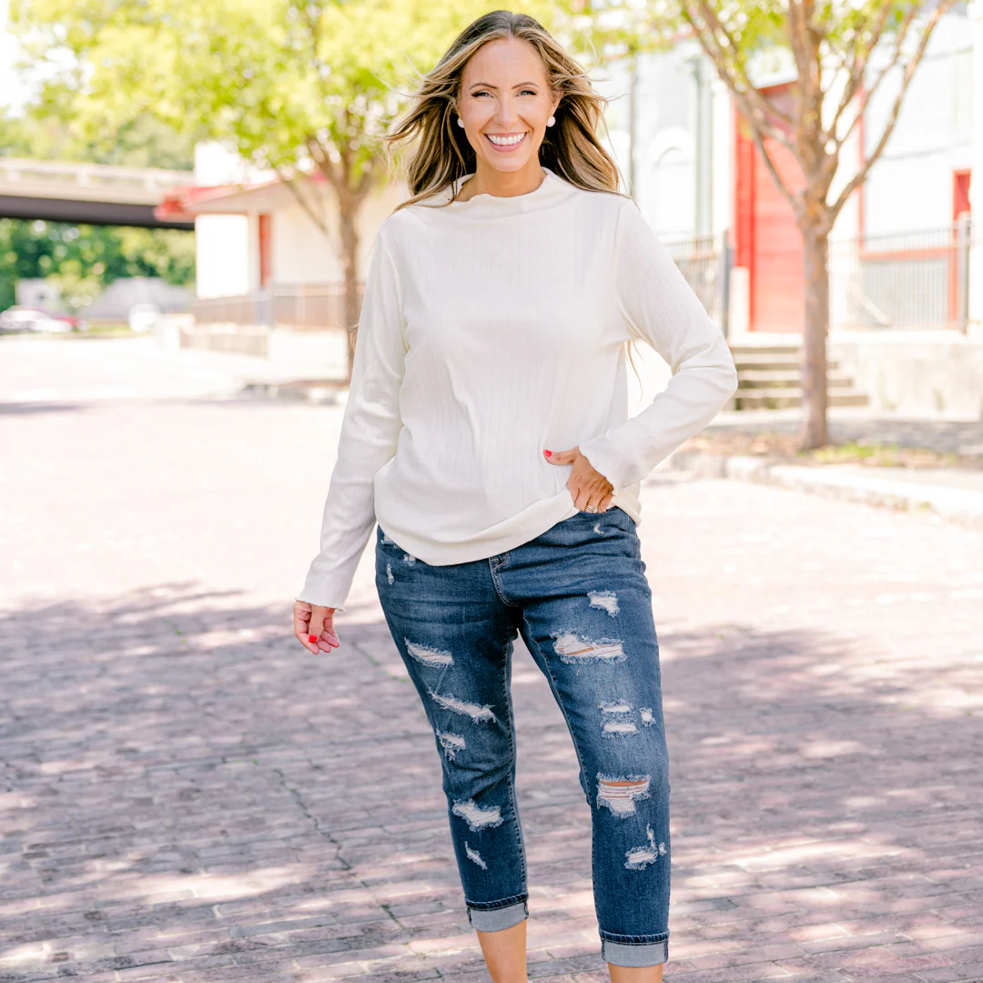 Leaving With This Jeans, Dark Wash - Giverhouse