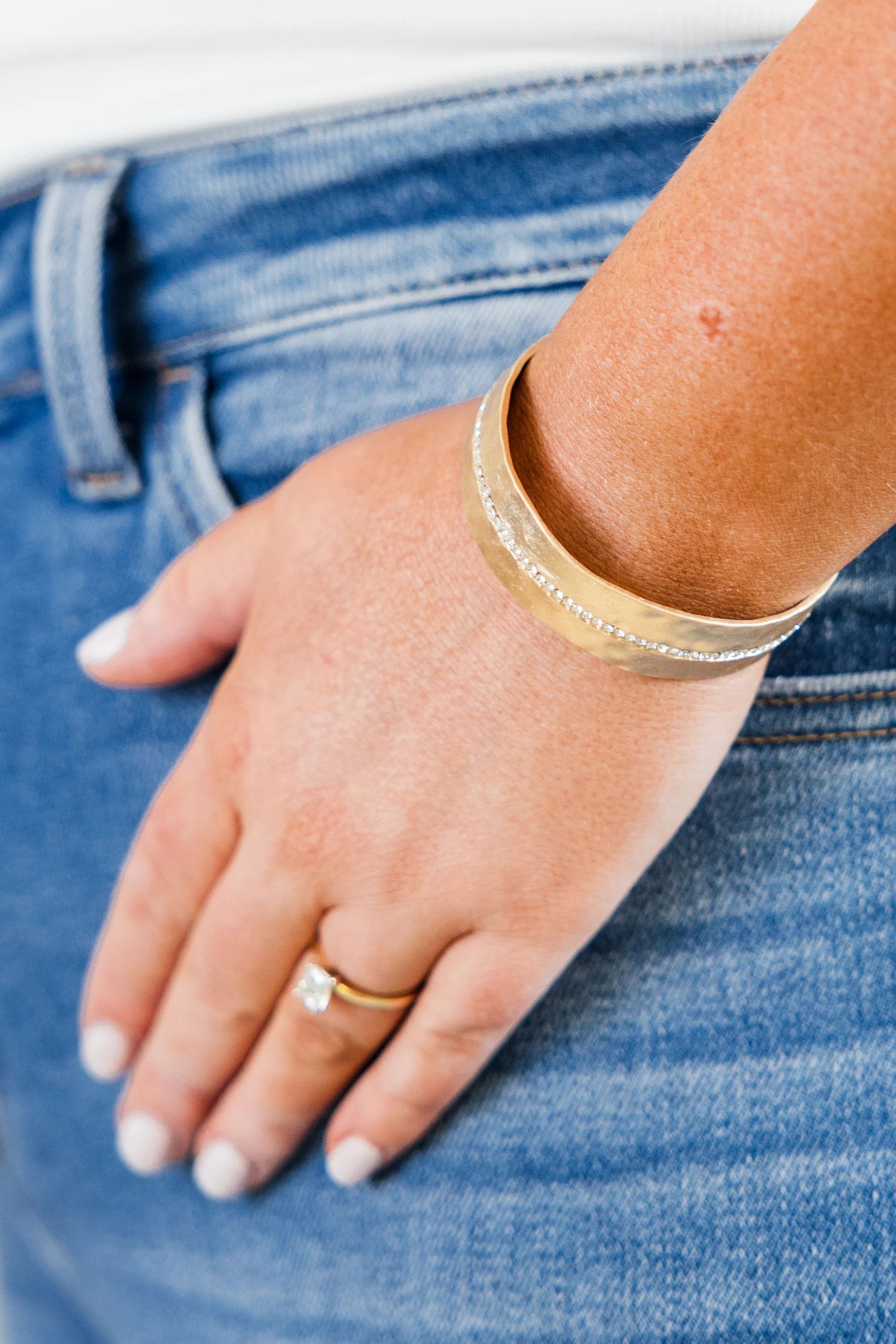 Dreamwood Trail Cuff Bracelet, Gold - Giverhouse