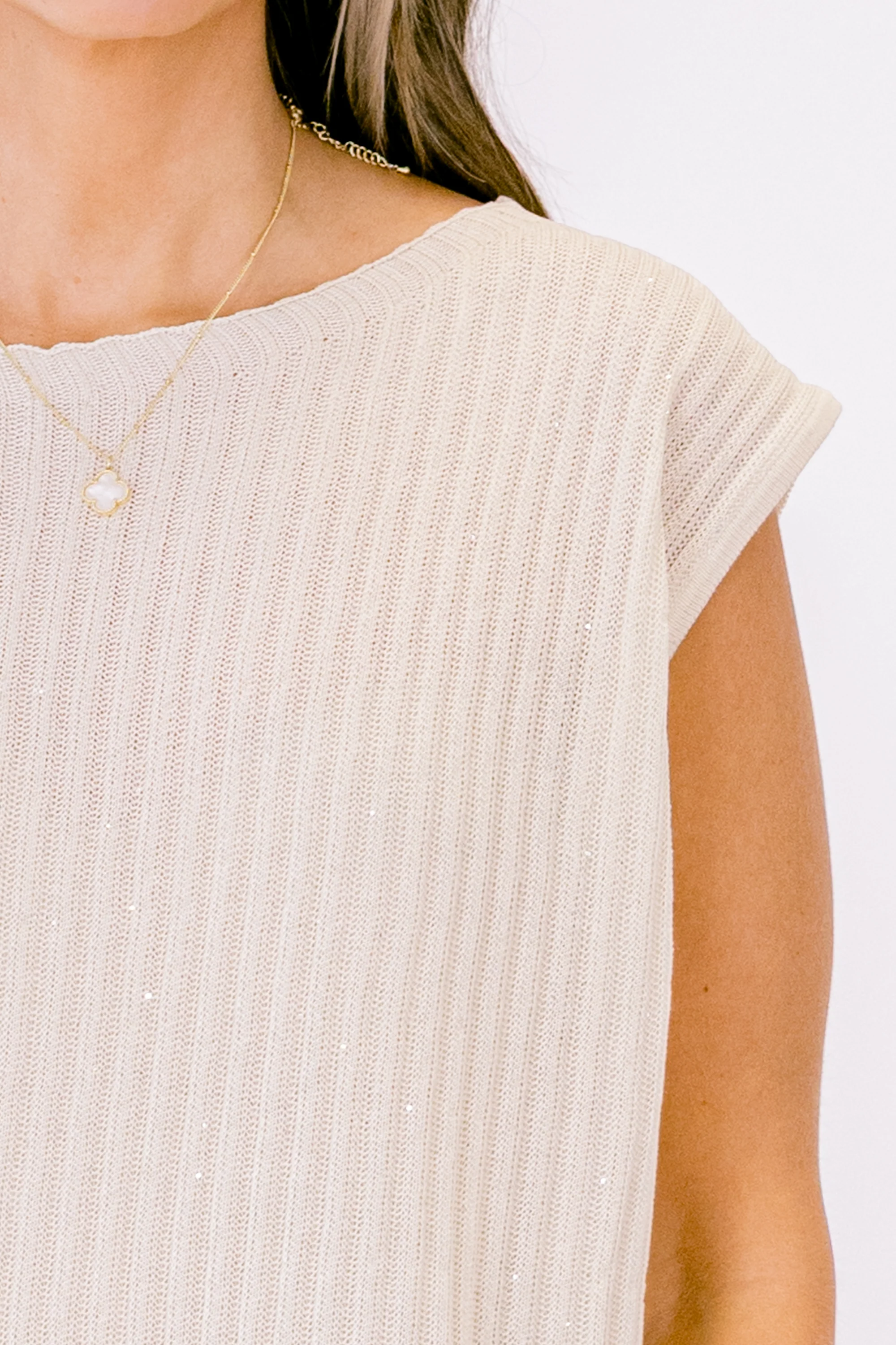 In Vacay Mode Top, Ivory - Giverhouse