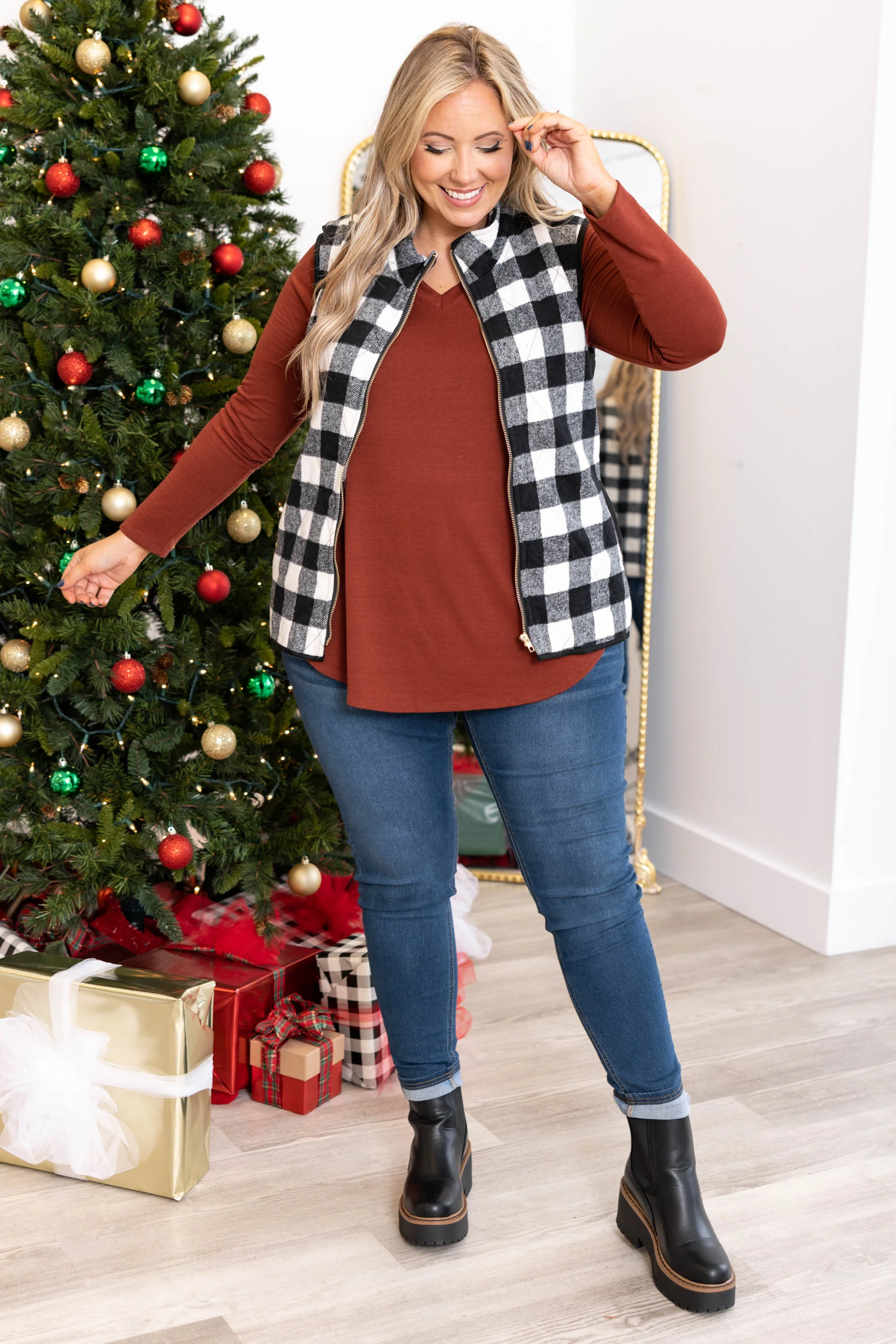 It's That Time Of Year Vest, Ivory Combo - Giverhouse