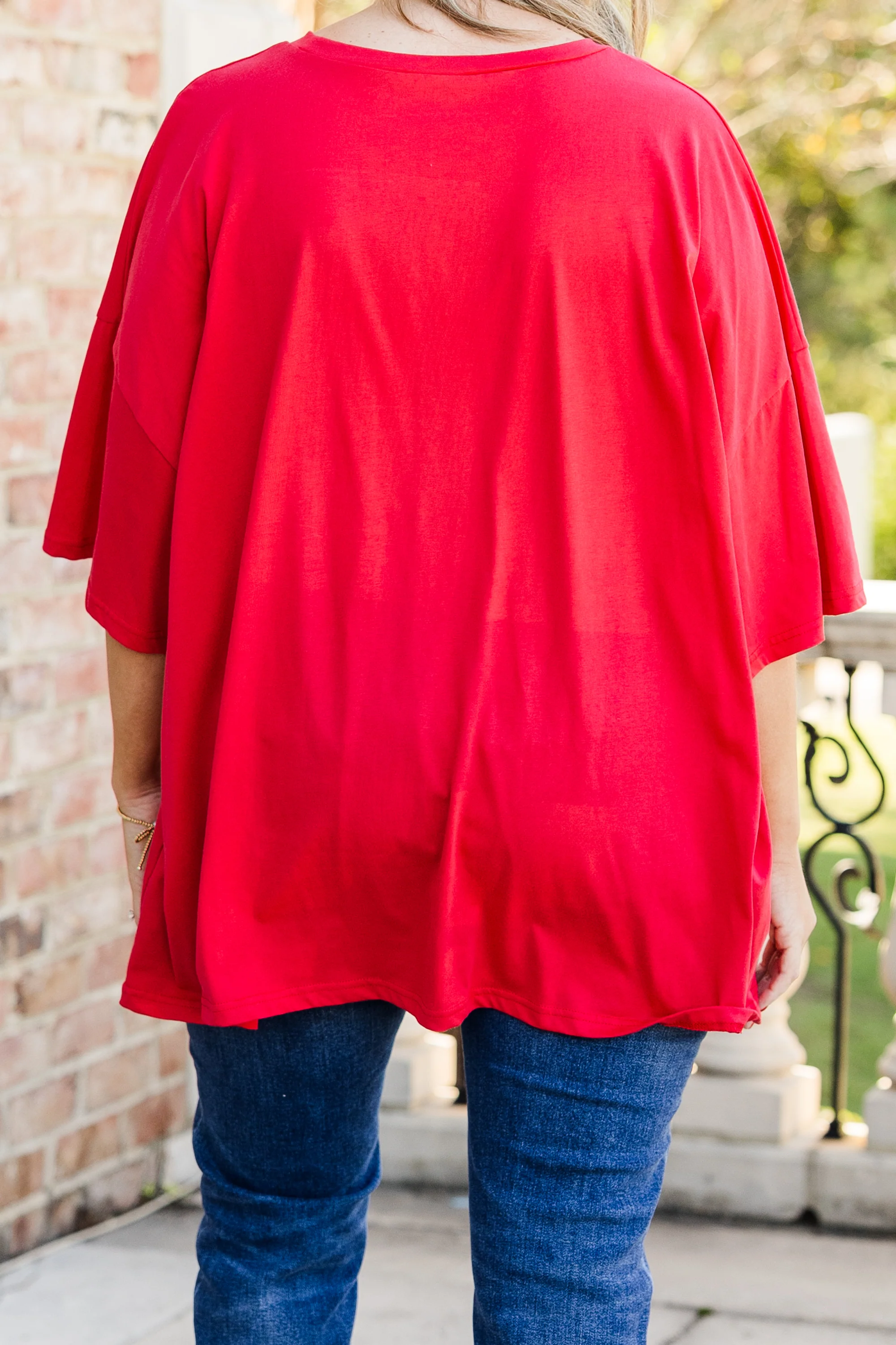 North Pole Brewing Boyfriend Tee, Red - Giverhouse