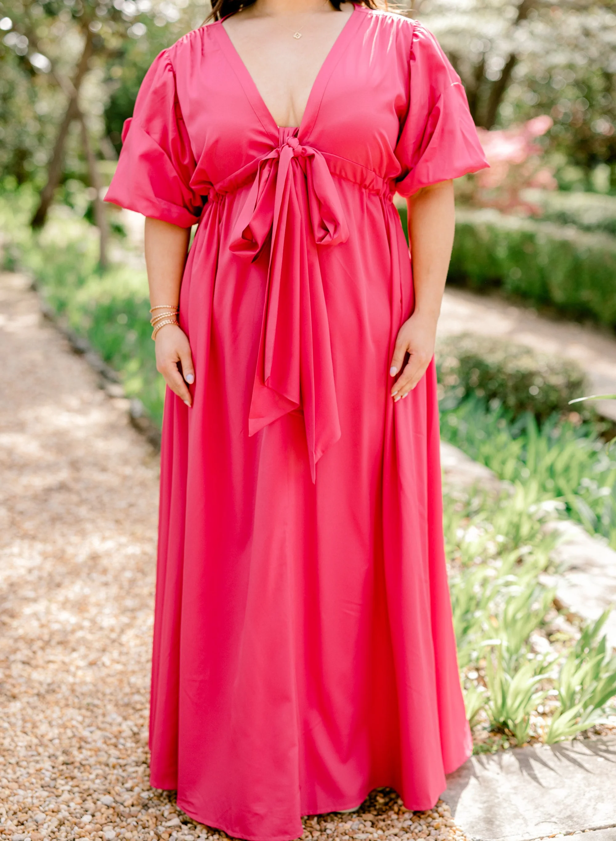 Looking At Me Maxi Dress, Fuchsia - Giverhouse