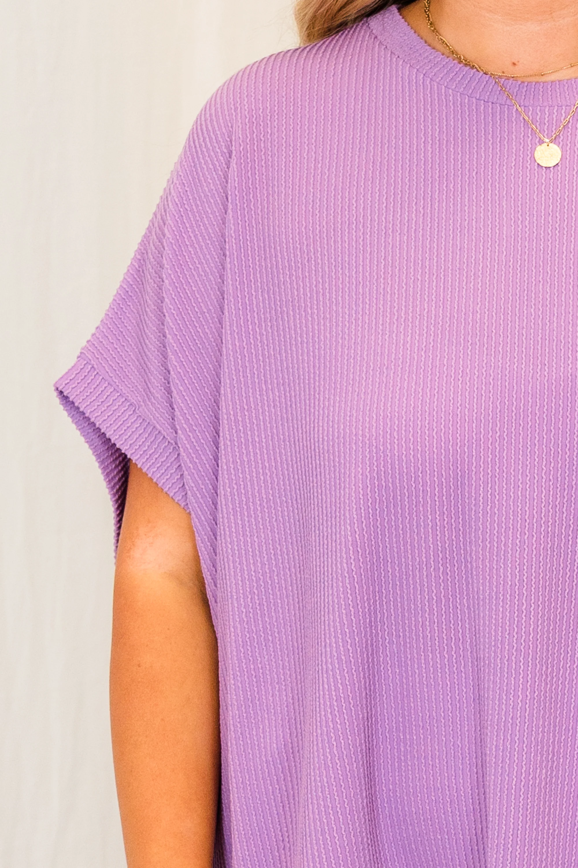 All About Knits Top, Purple - Giverhouse