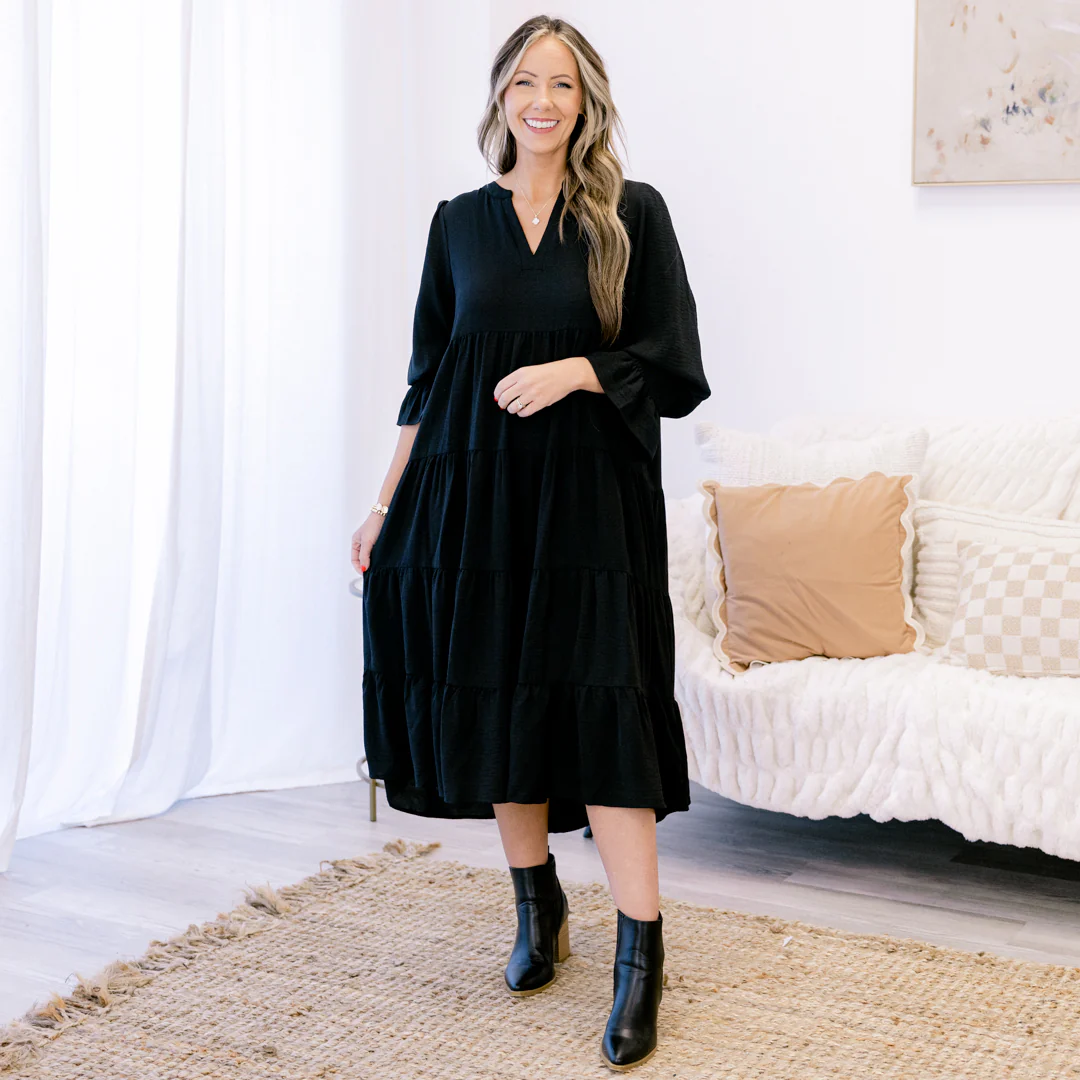 Simply The One Dress, Black - Giverhouse