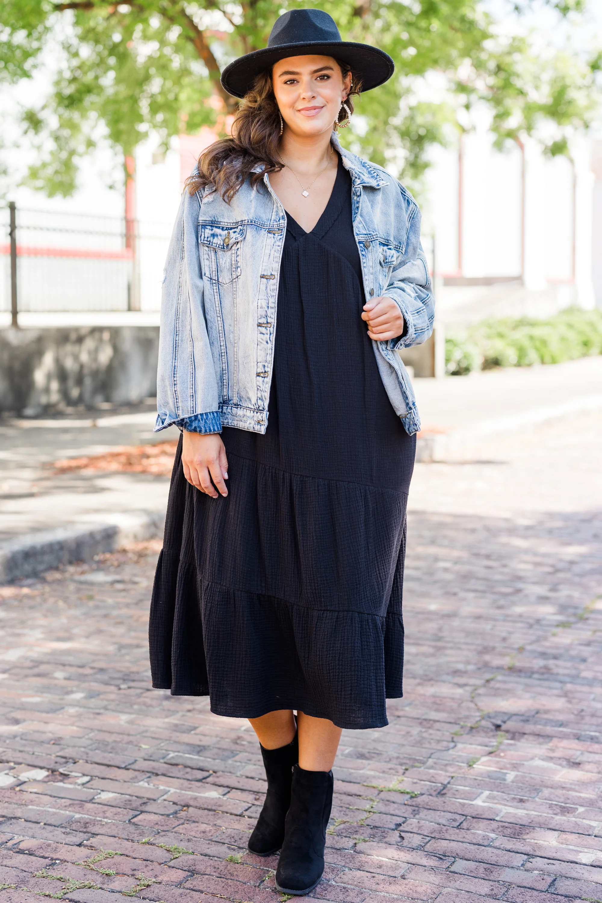 Just The Two Of Us Dress, Black - Giverhouse