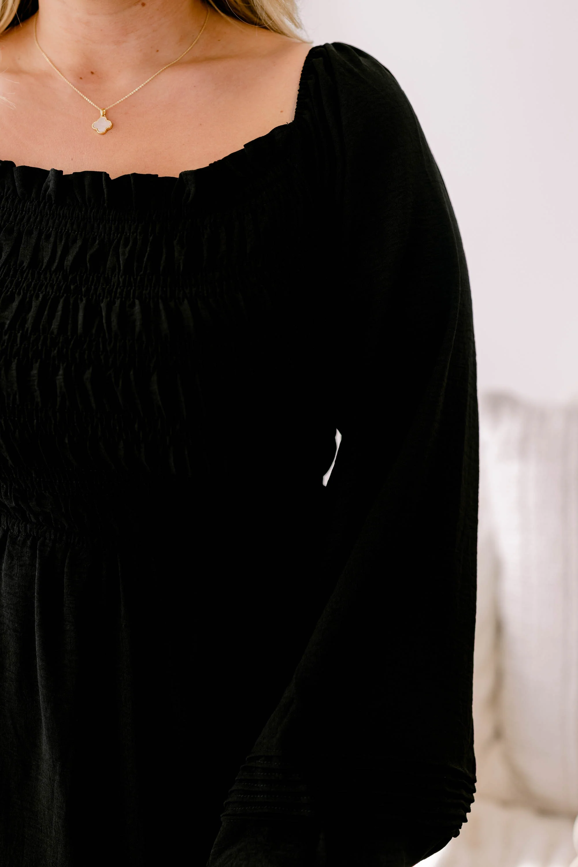 Checking All Of The Boxes Dress, Black - Giverhouse