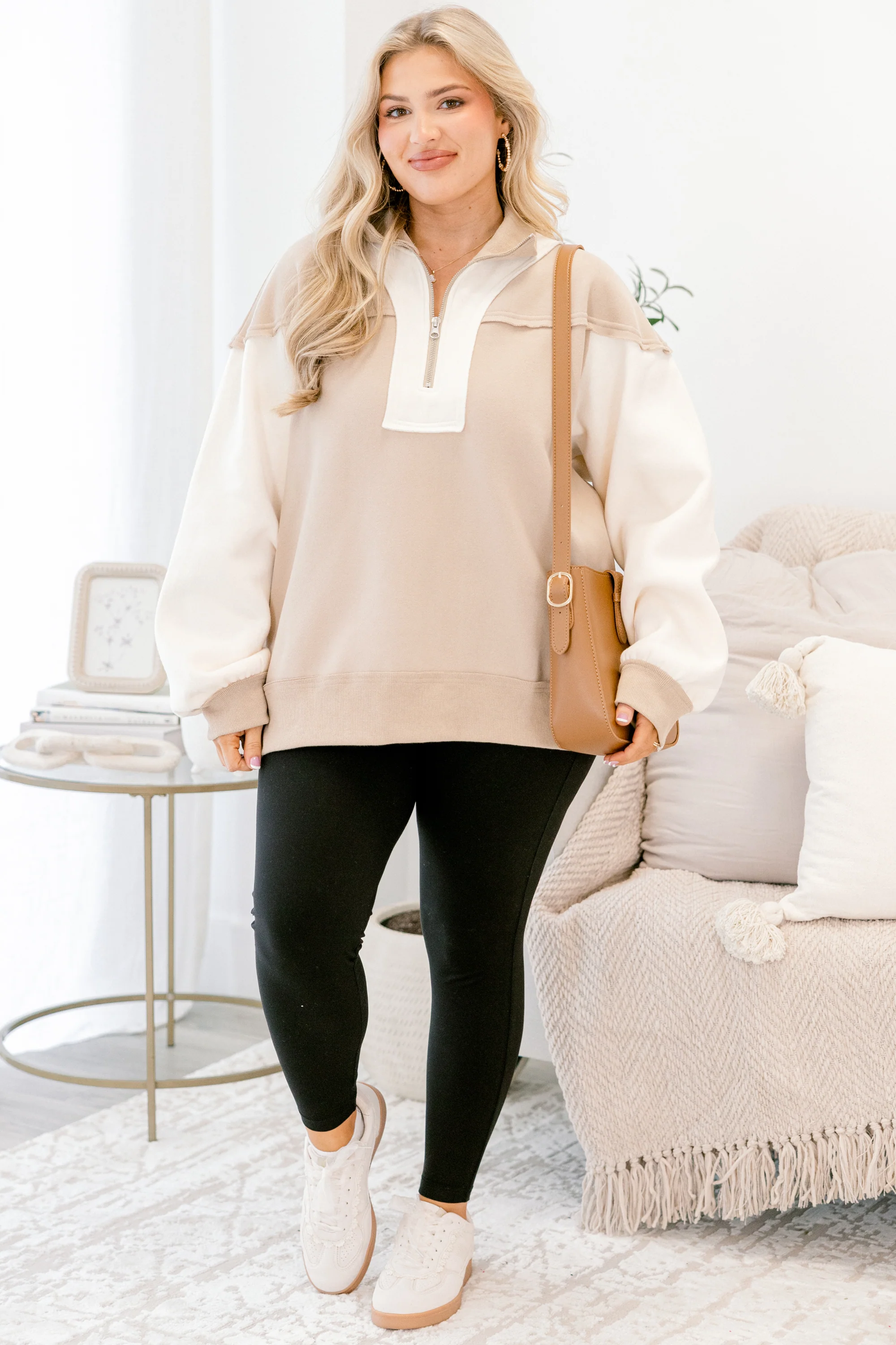All We Want Pullover, Oatmeal - Giverhouse
