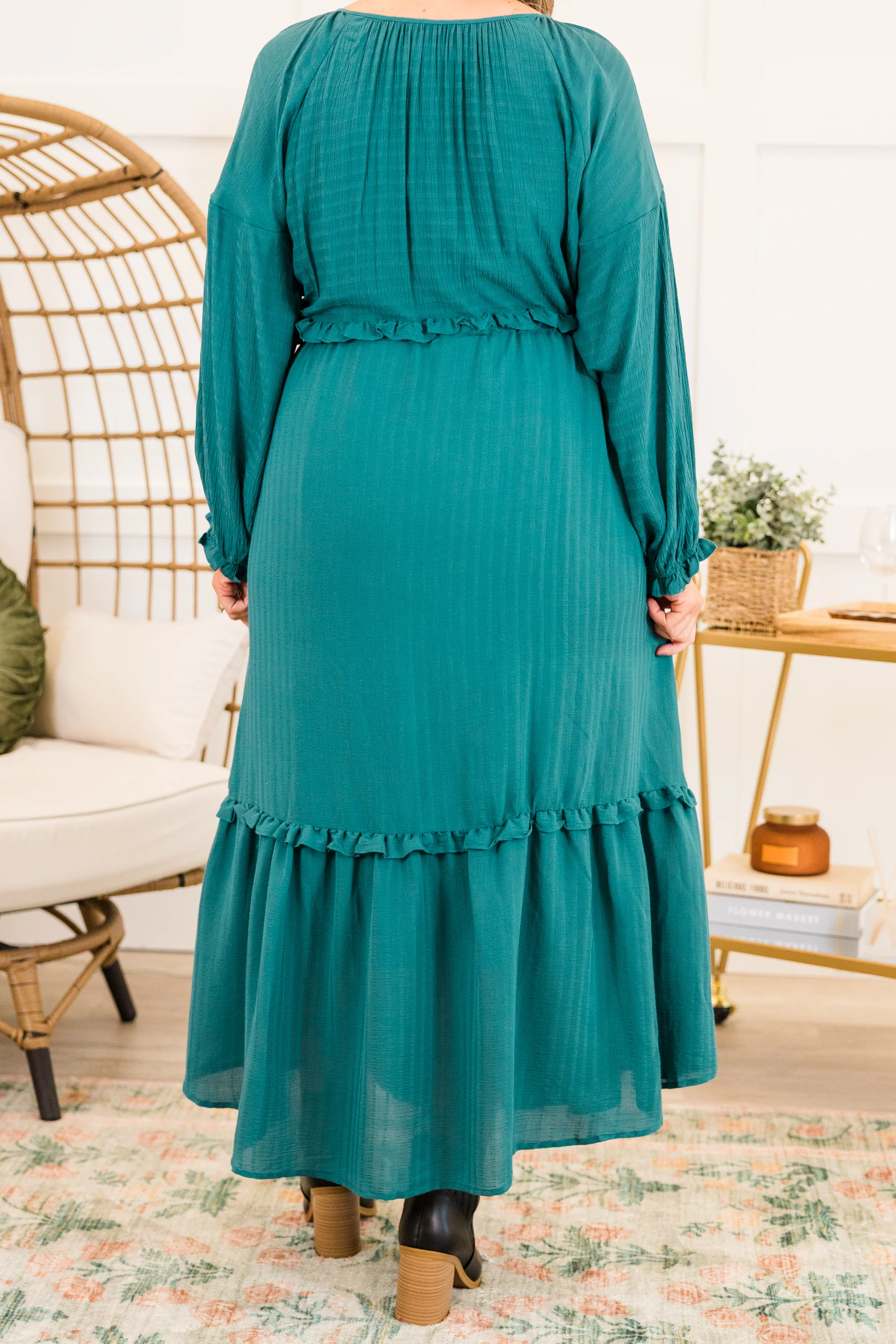 Tell Your Story Dress, Jade - Giverhouse