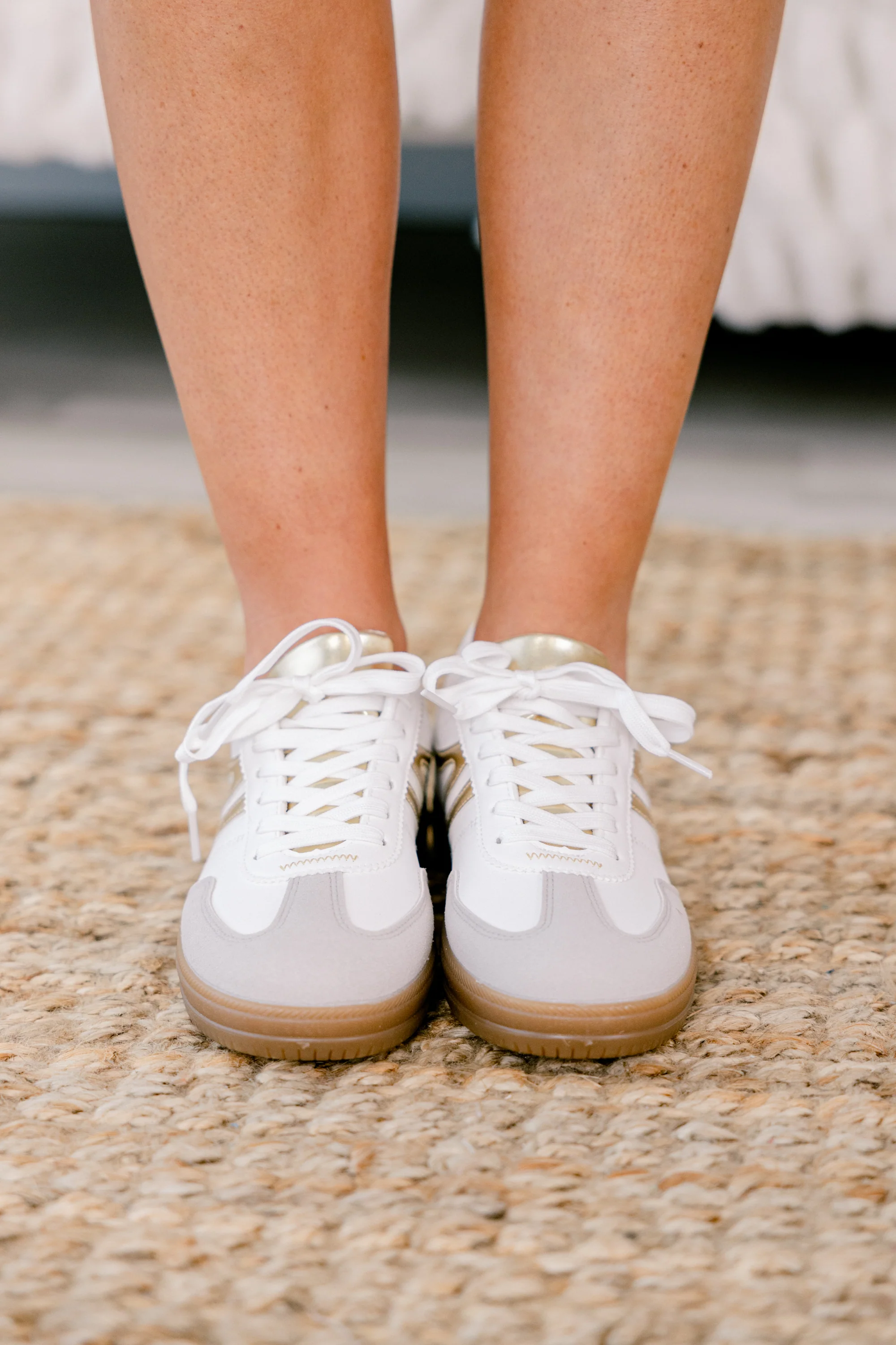 Running The Show Sneakers, Gold - Giverhouse