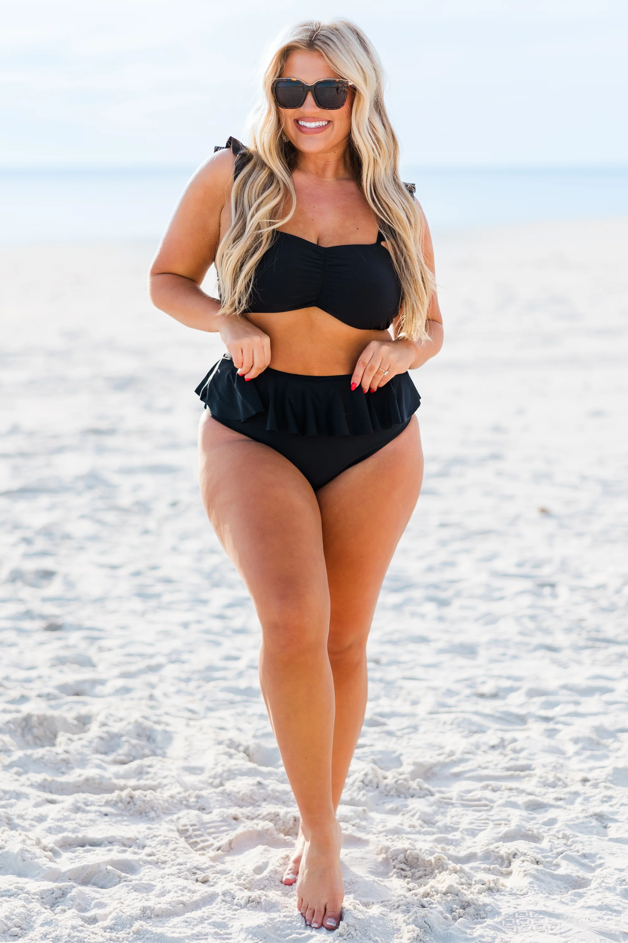 Sugar Sands Swim Bottom, Black - Giverhouse