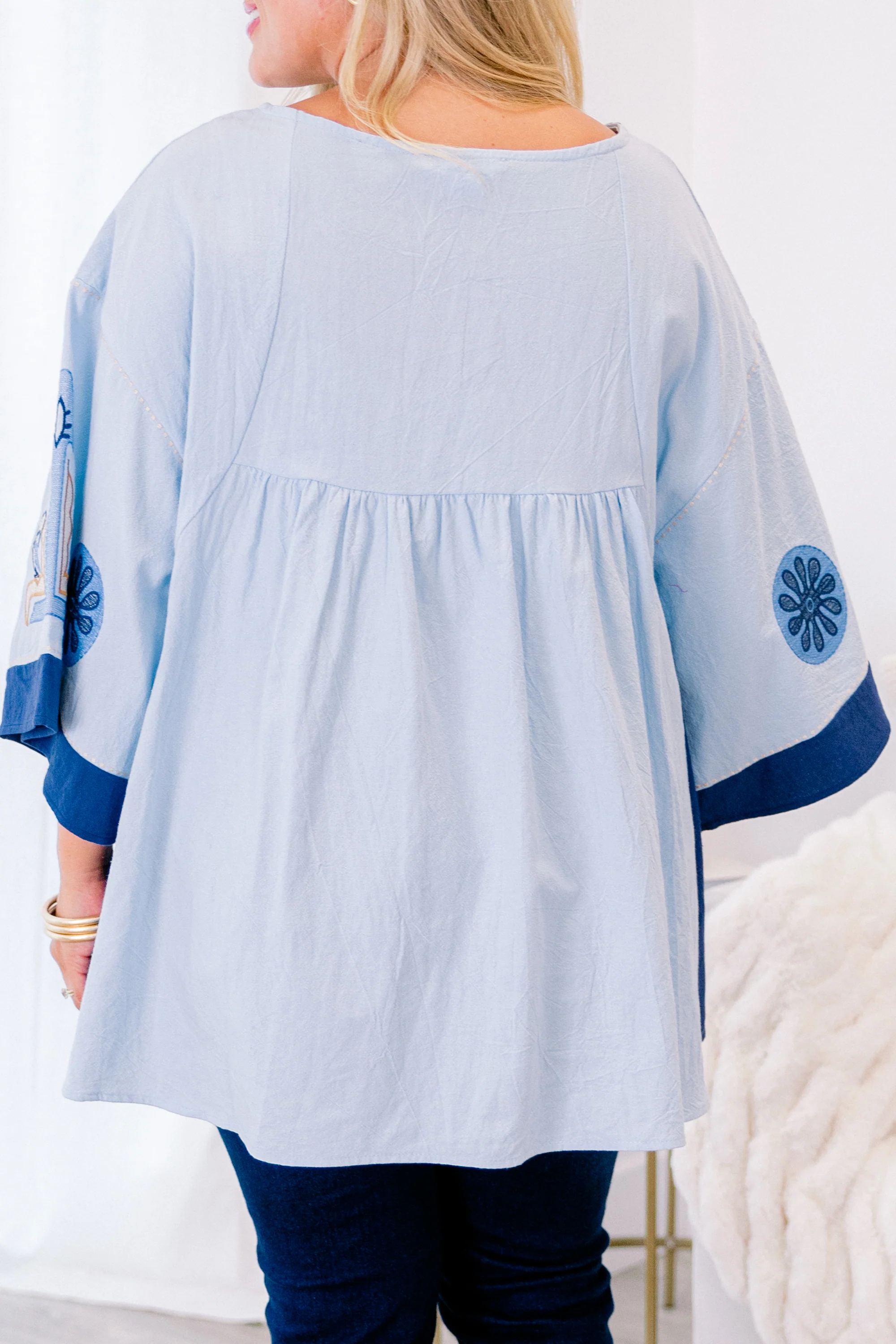 Tranquil Waters Top, Blue - Giverhouse