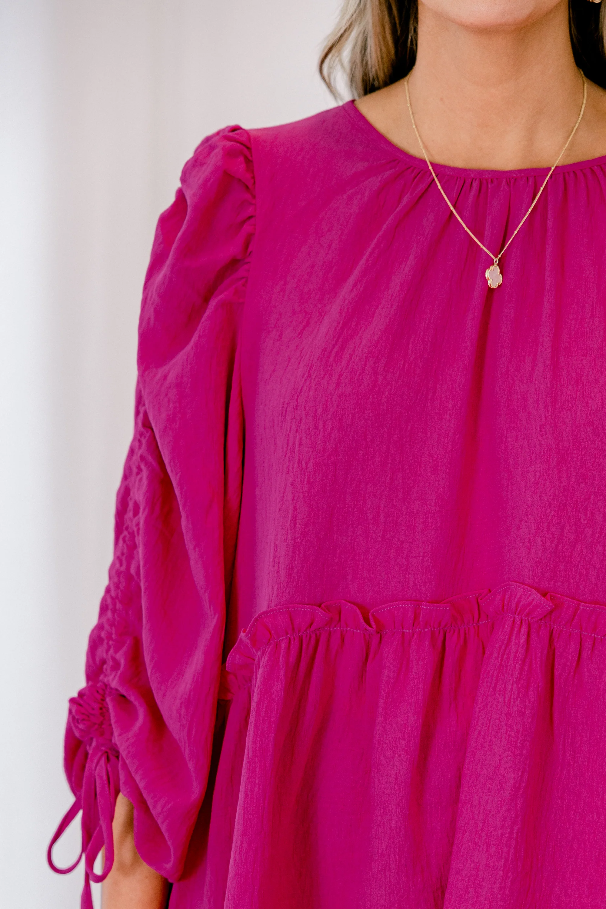 Fallin' In Love Top, Magenta - Giverhouse