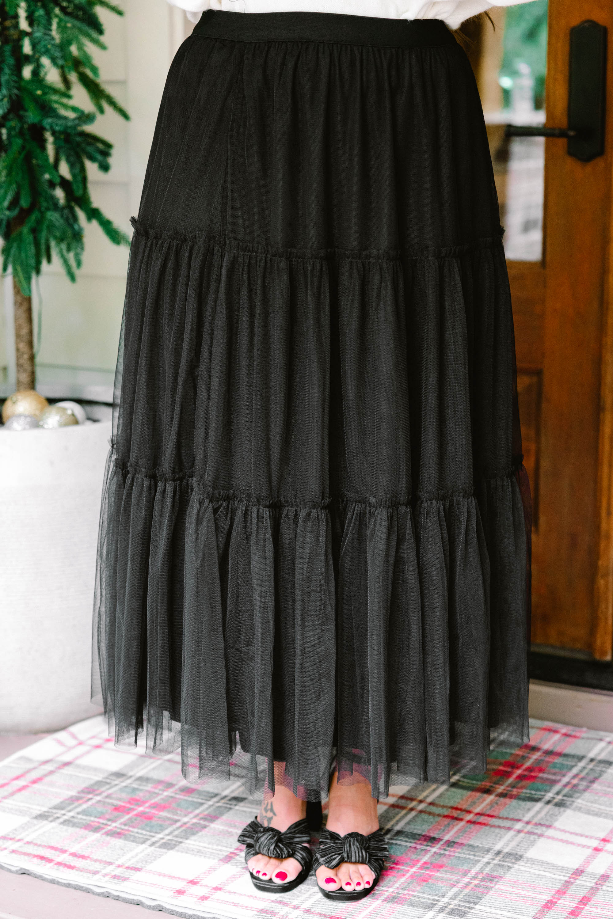 On A Whim Skirt, Black - Giverhouse