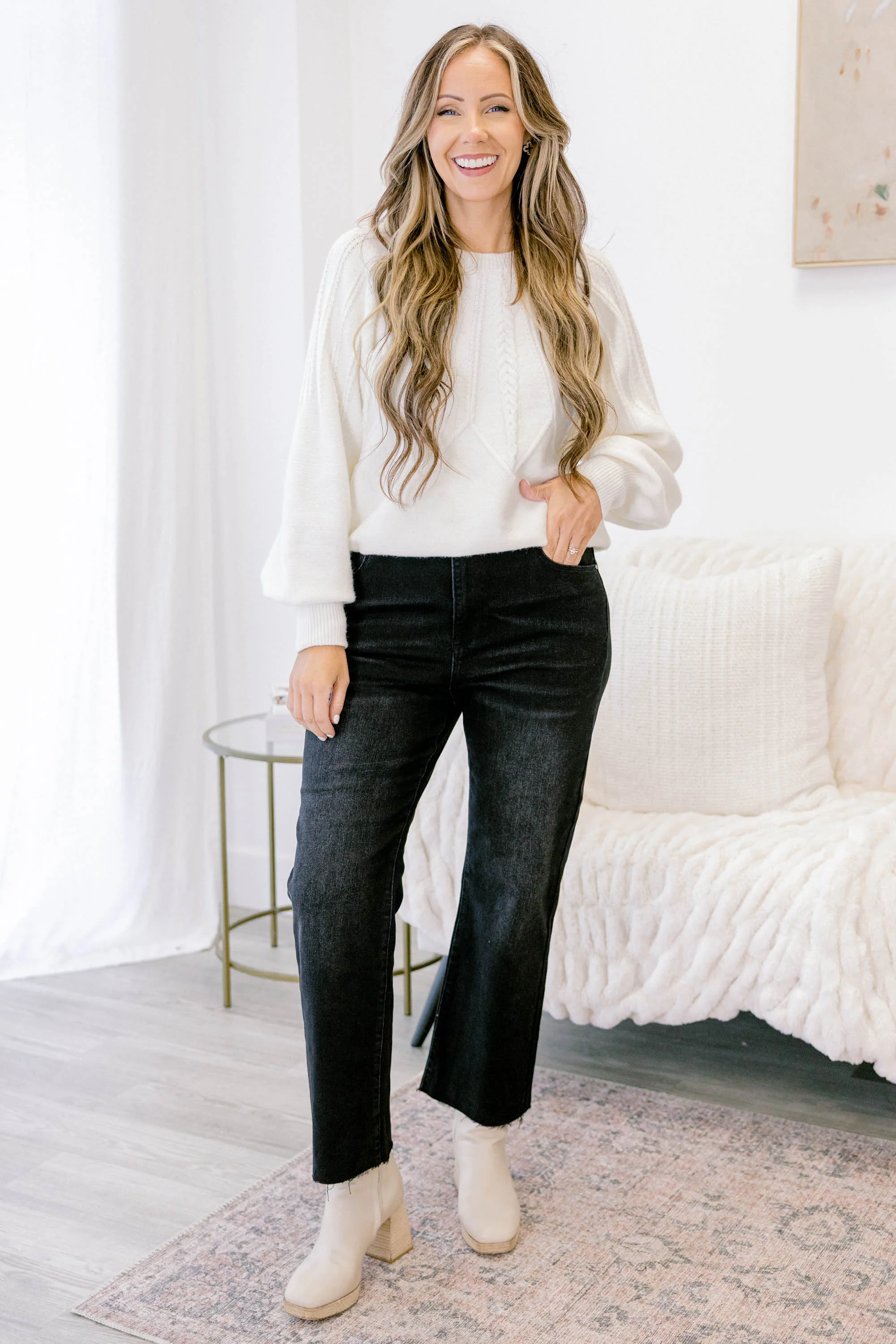 Unbothered By You Jeans, Black - Giverhouse