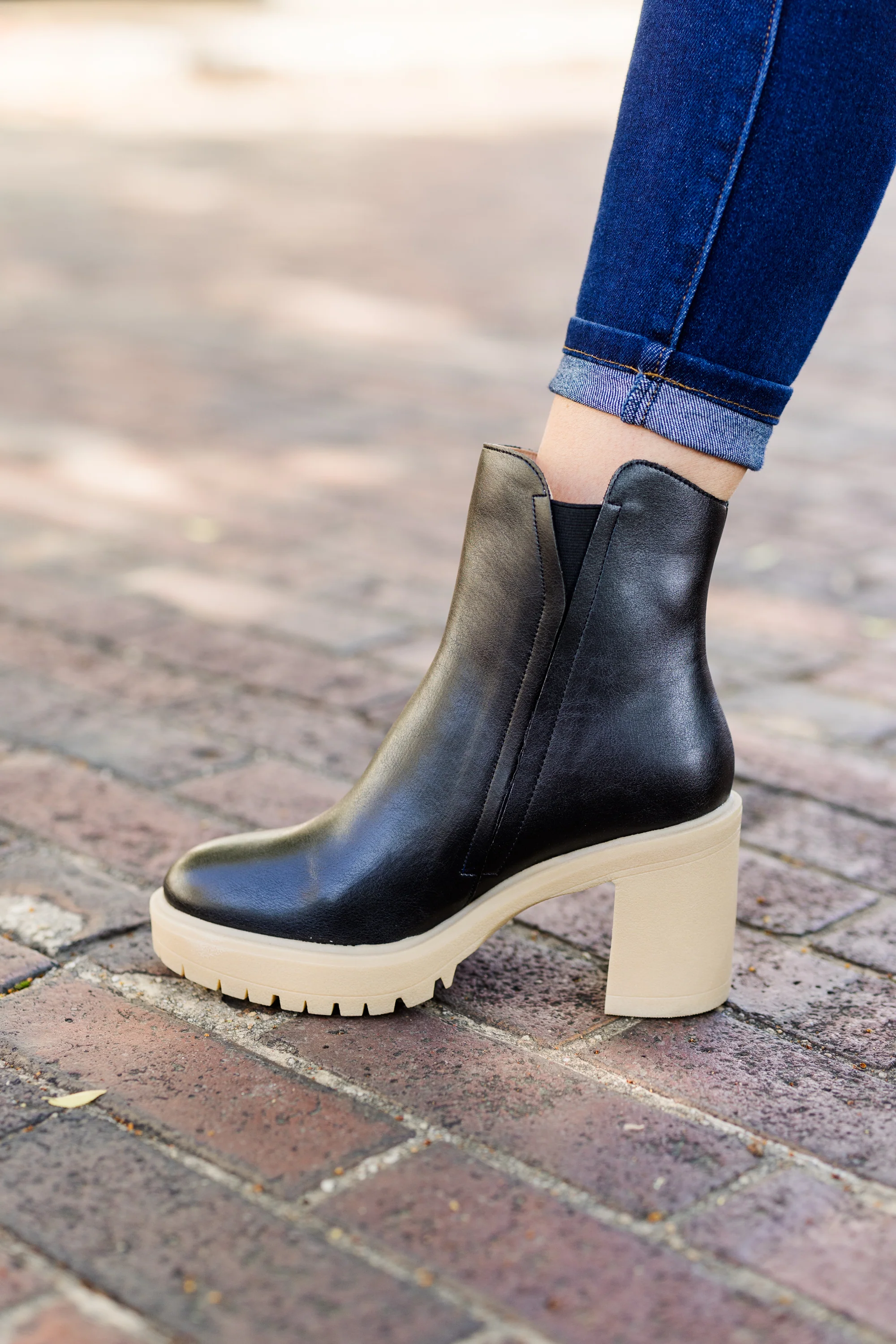 Go My Own Way Booties, Black - Giverhouse