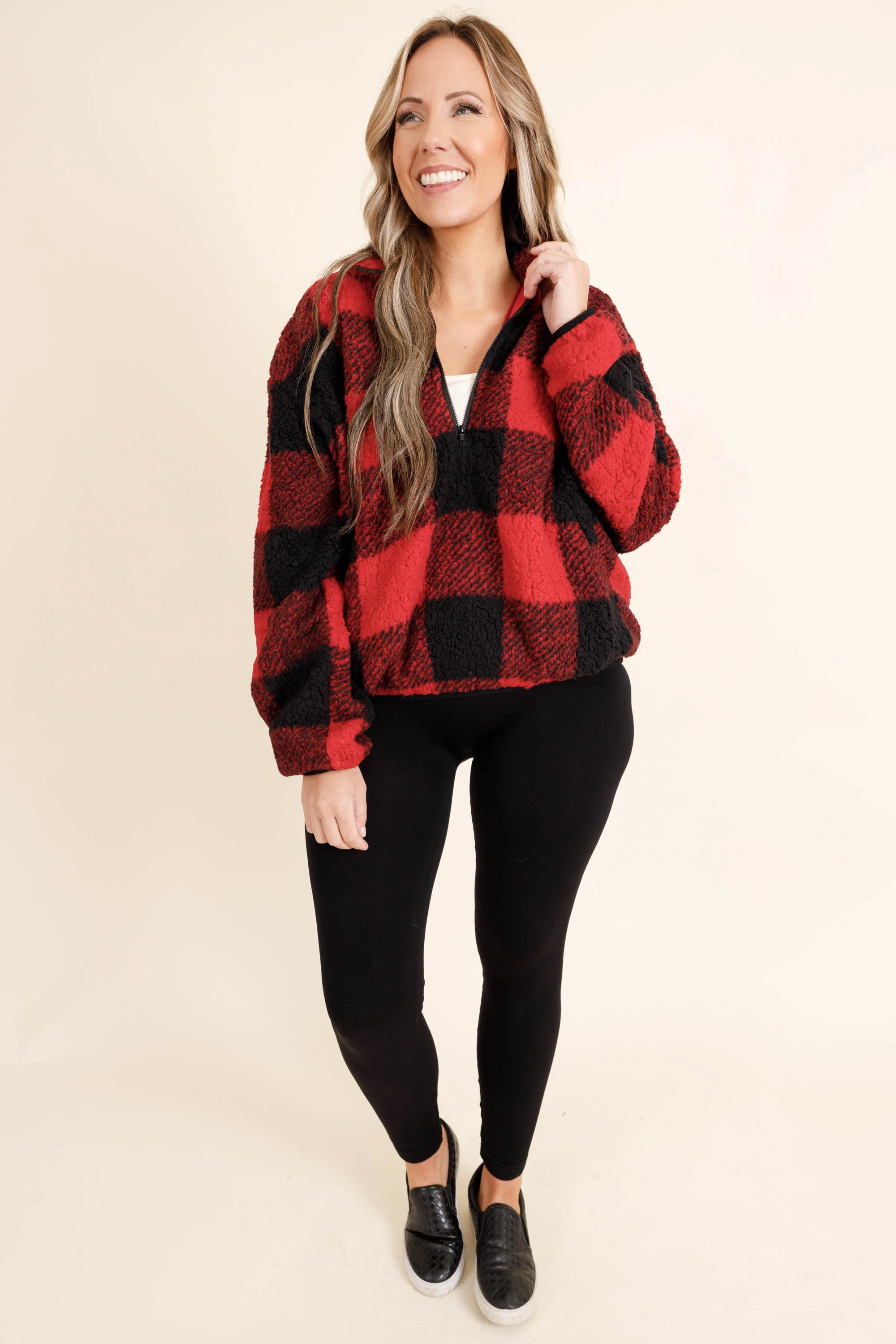 Infinite Memories Top, Red - Giverhouse