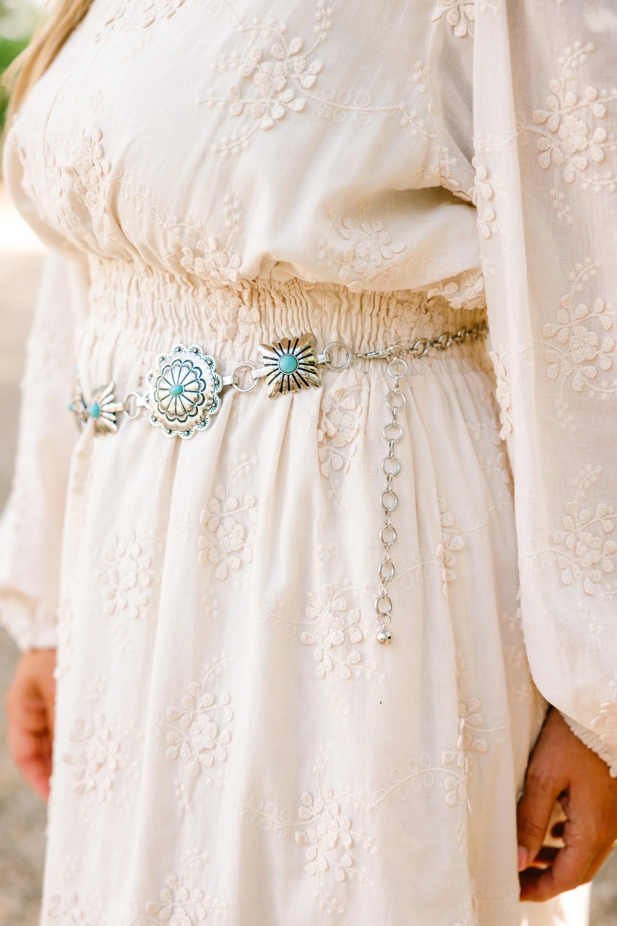 Sunset Saddle Belt, Silver - Giverhouse