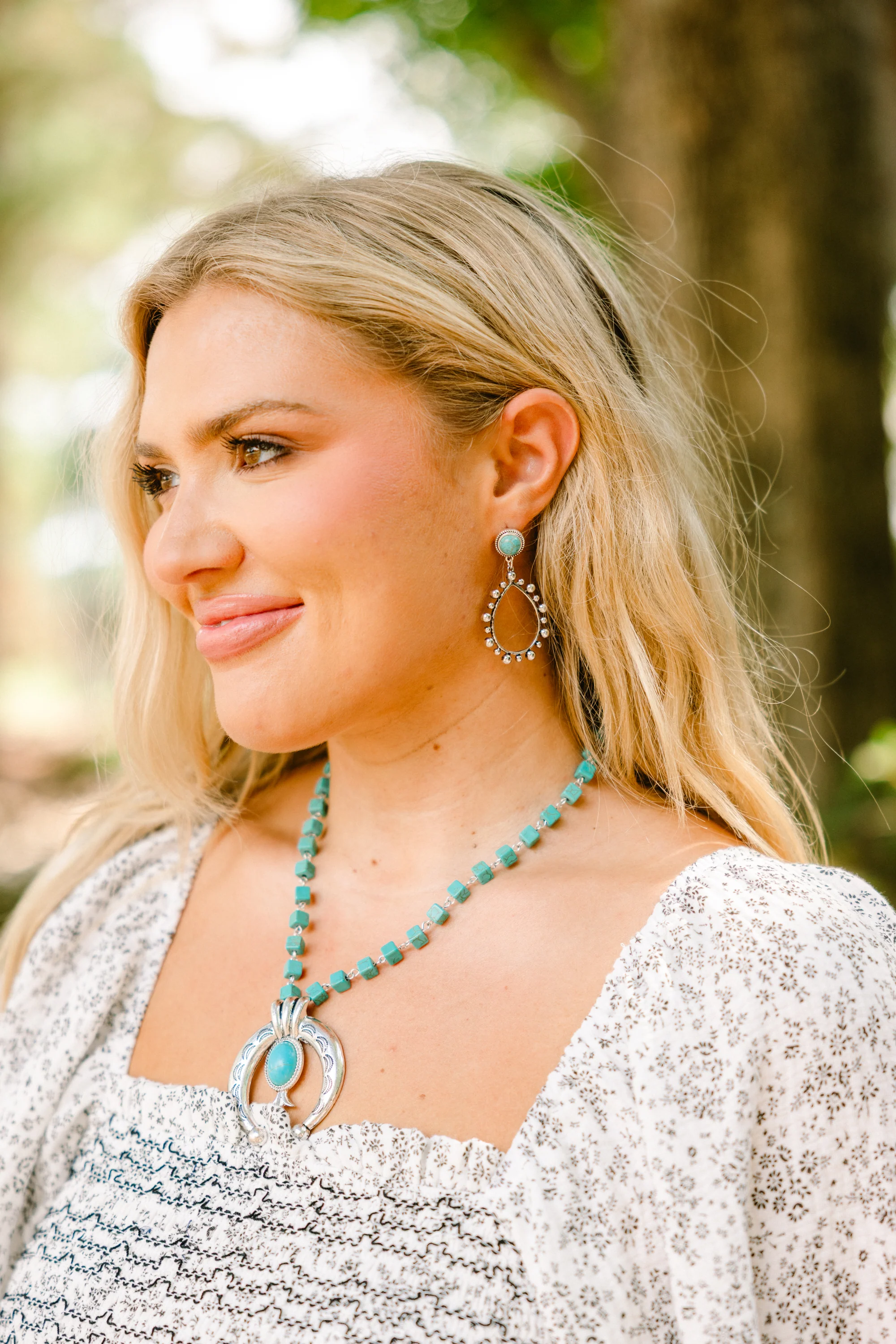 Sable and Sky Earrings, Turquoise - Giverhouse