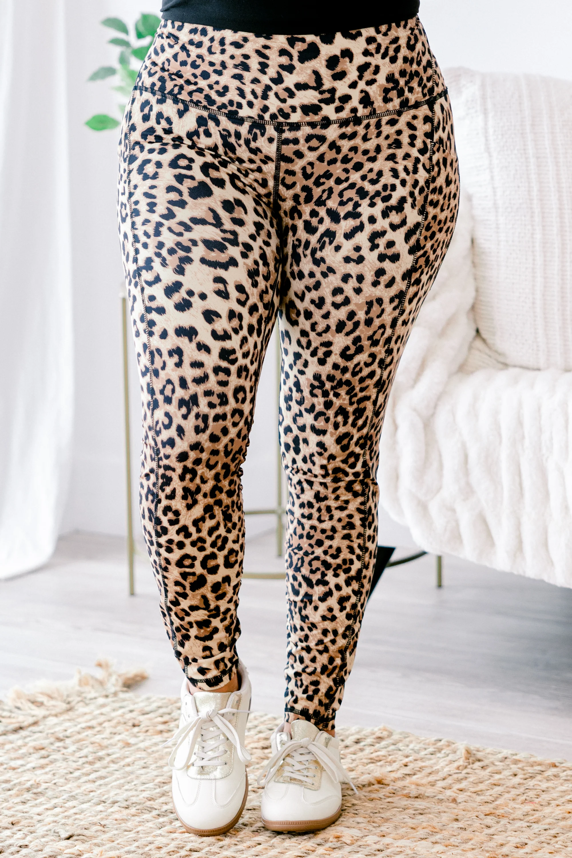 Fiercely On Point Leggings, Brown - Giverhouse