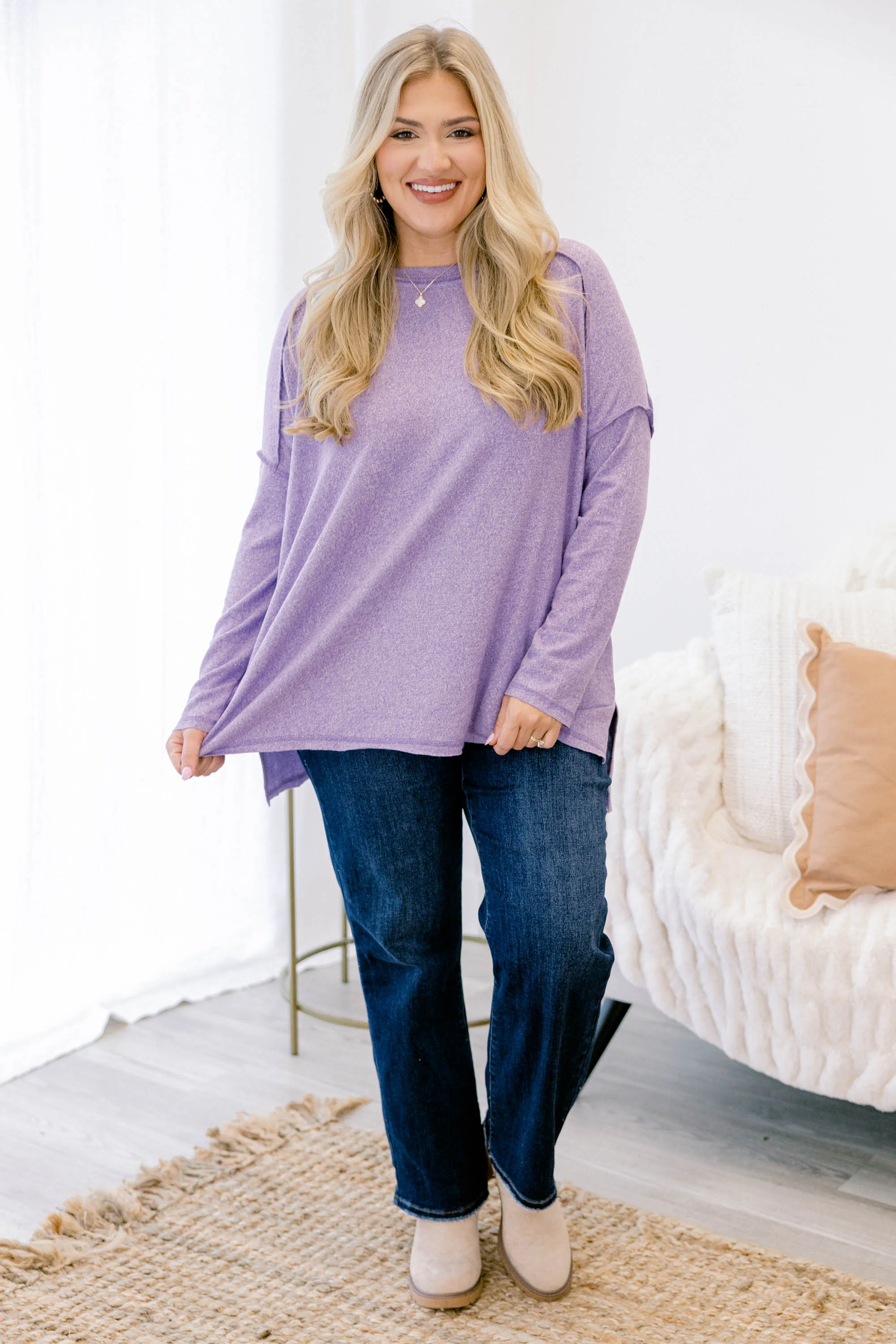 Like It's Nothing Top, Lavender - Giverhouse