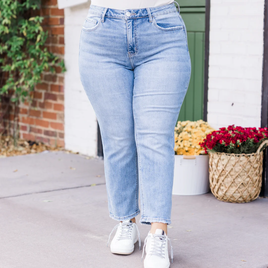 Hazy Days Jeans, Light Wash - Giverhouse