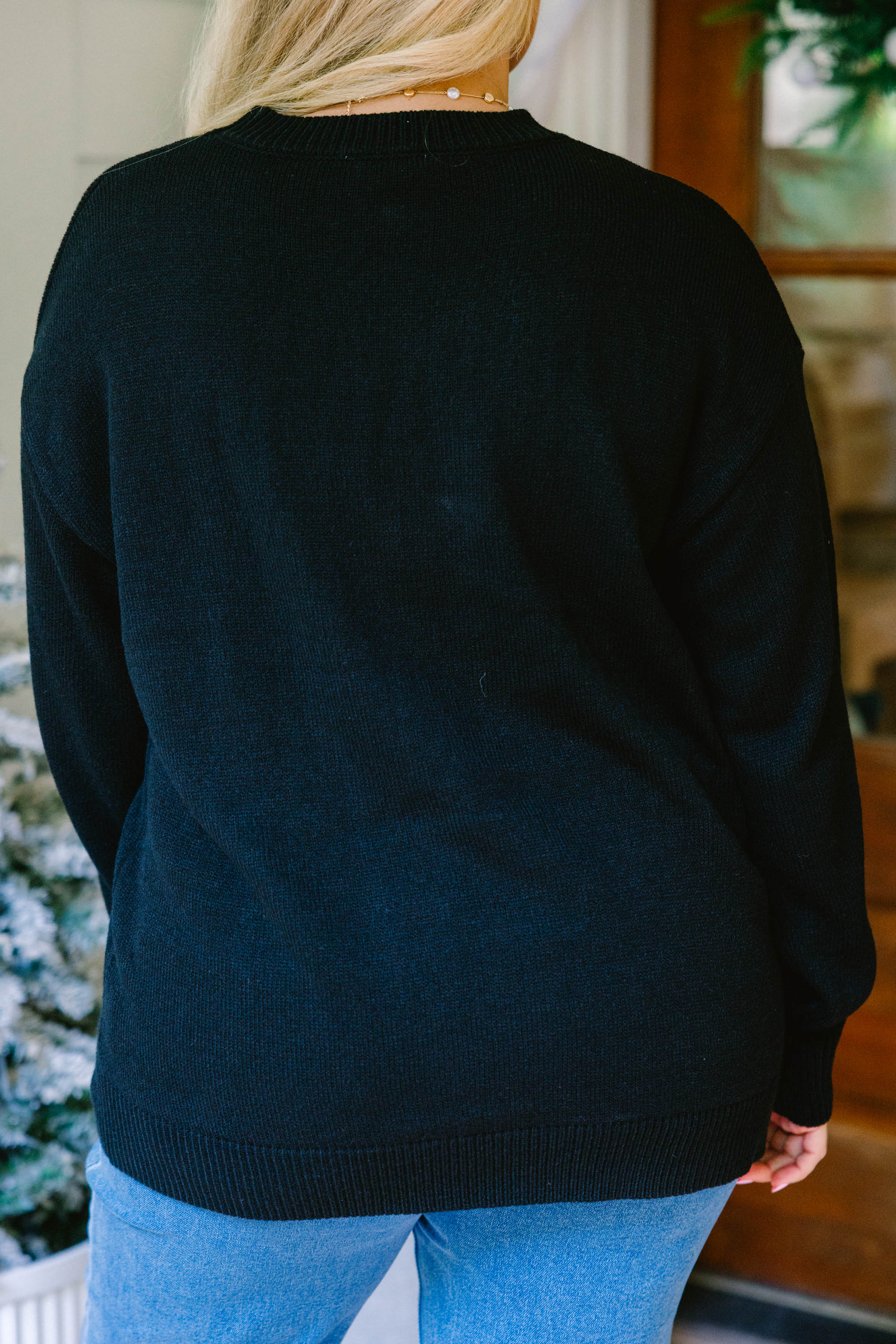 Cheers Just Because Top, Black - Giverhouse