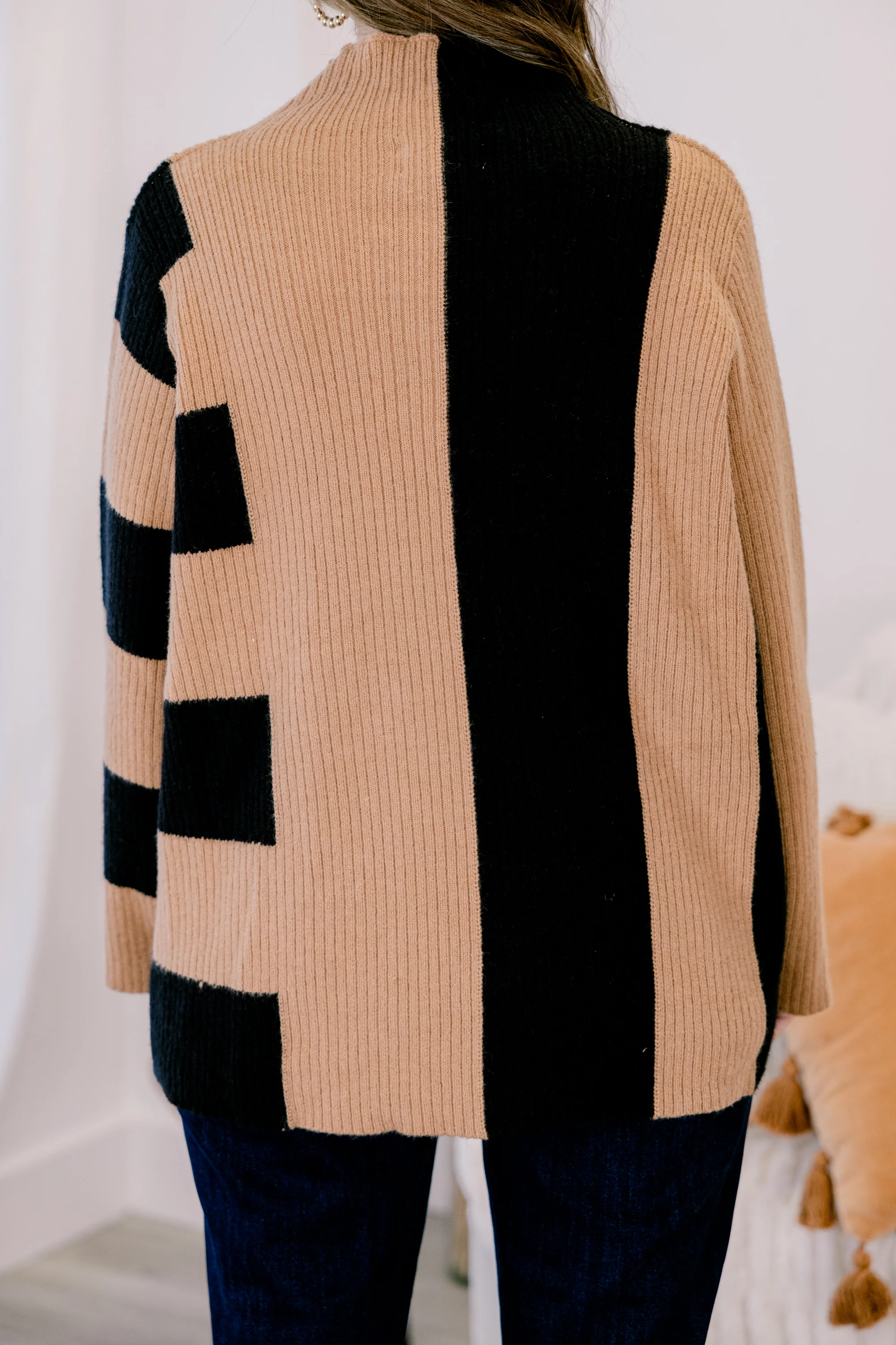 Joyful Sweater, Black/Mocha - Giverhouse