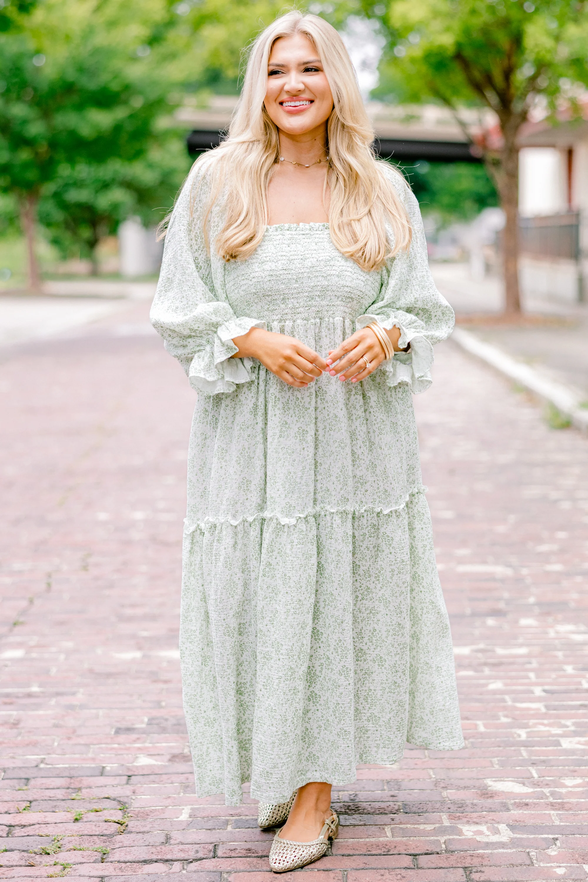 Positive Passions Dress, Green - Giverhouse