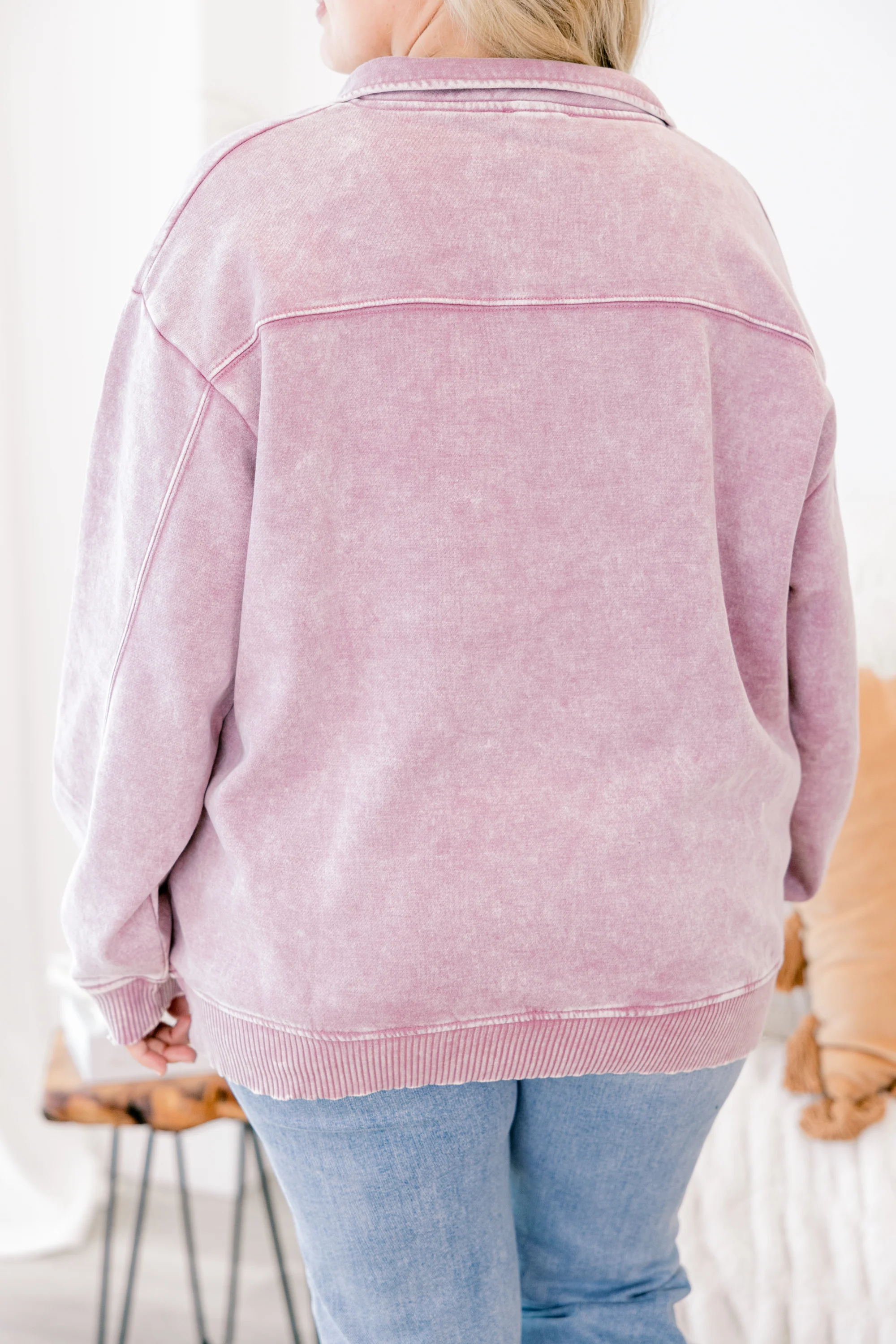 Time To Tell Pullover, Light Rose - Giverhouse