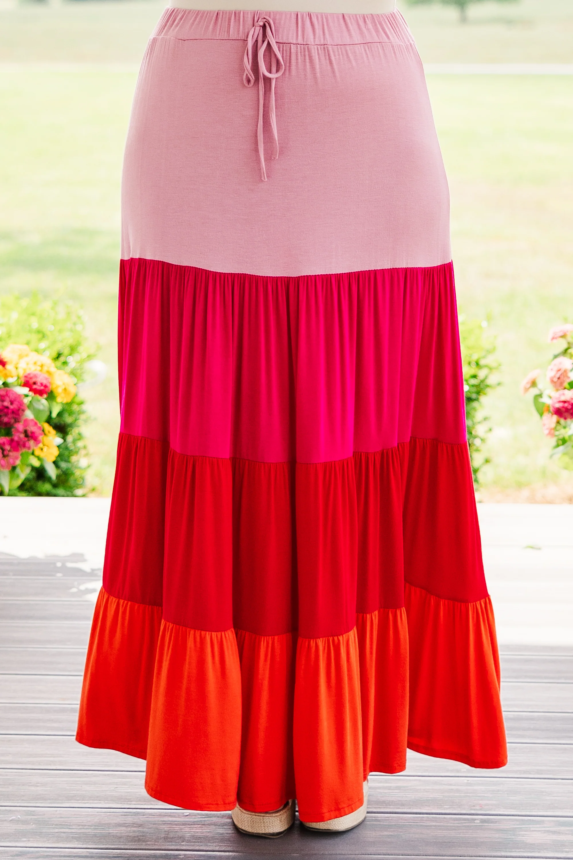 Blossom Boulevard Skirt, Pink - Giverhouse