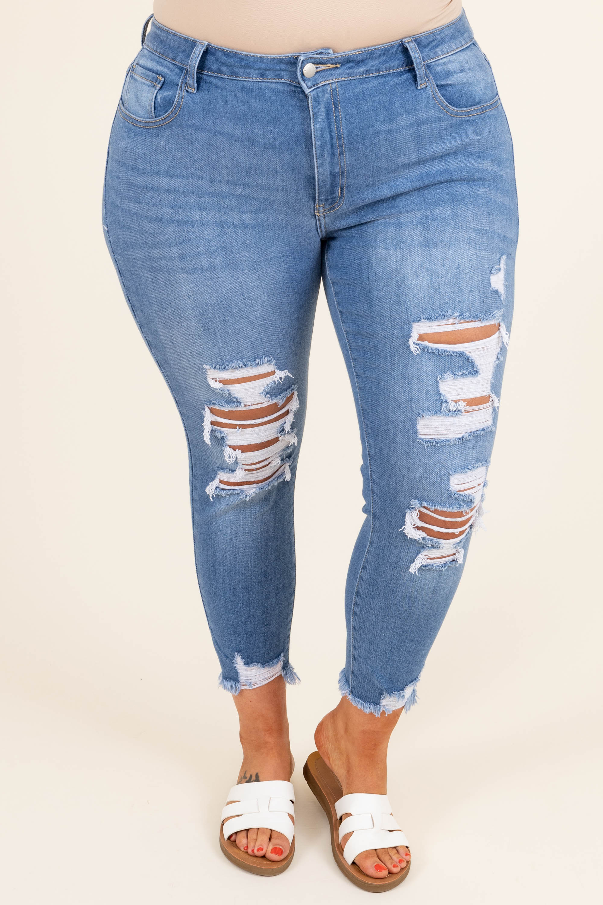Reach For It Jeans, Medium Wash - Giverhouse